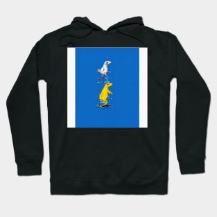 Abstract frogs Hoodie